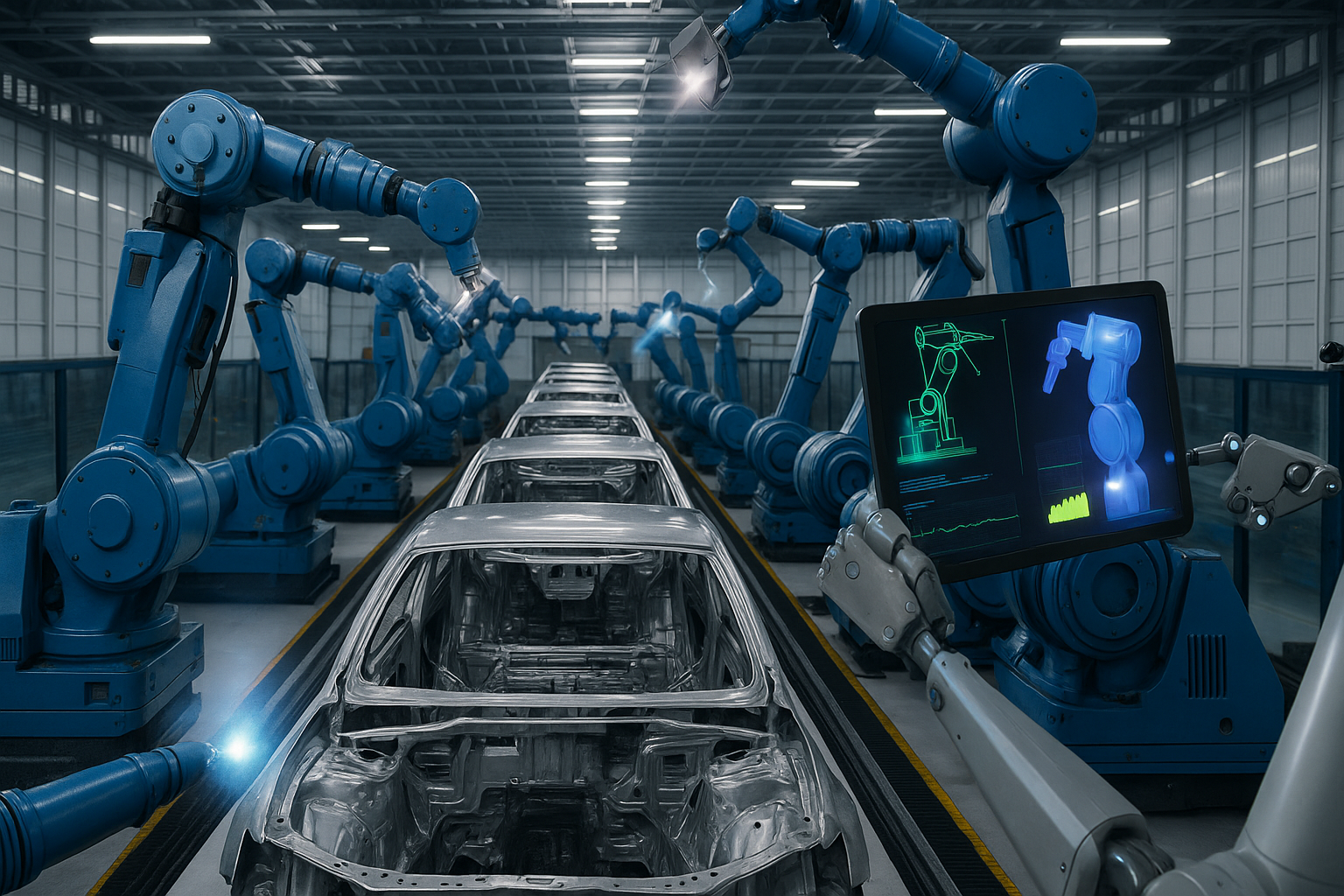 Manufacturing automation background