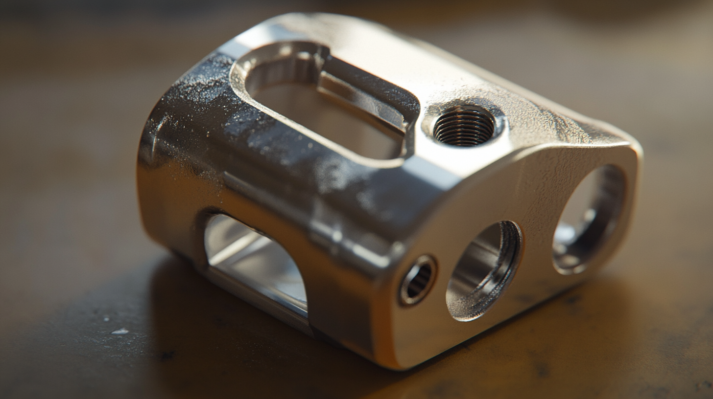 Precision machined metal component